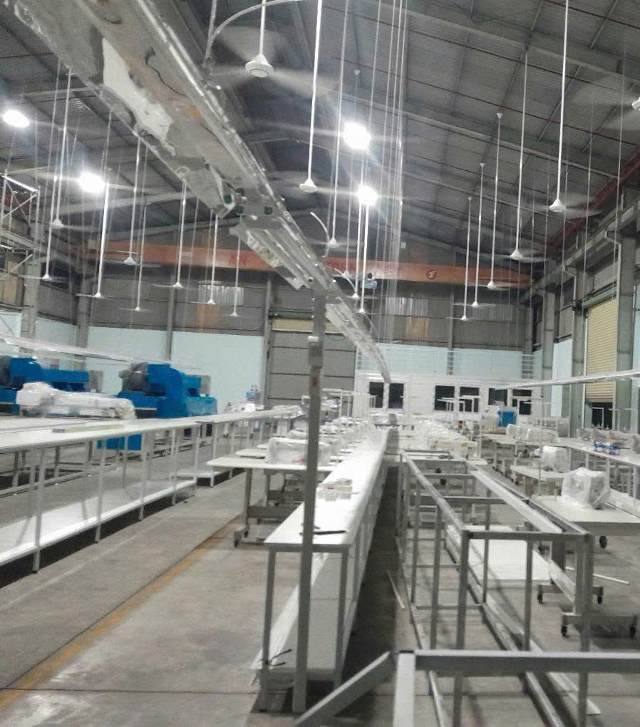 THI CÔNG ĐIỆN XƯỞNG MAY